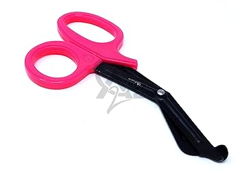 NEON PINK Fluoride Coated Trauma Paramedic EMT Shears